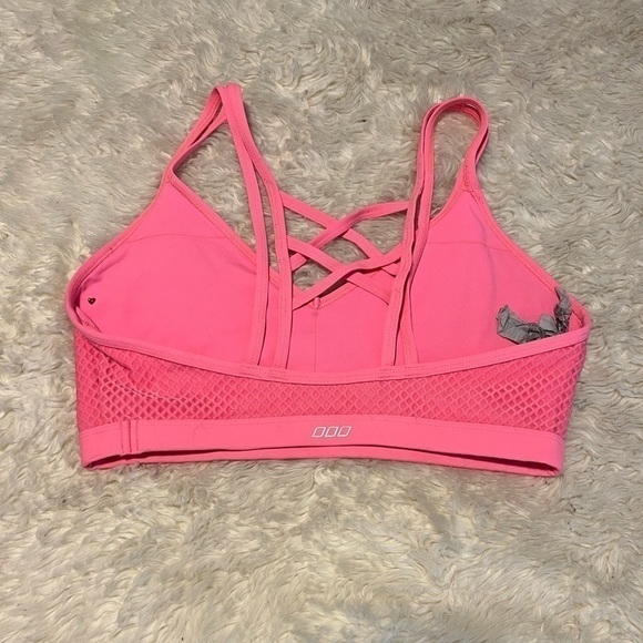 Bright Pink Lorna Jane Sports Bra - Picture 2 of 3